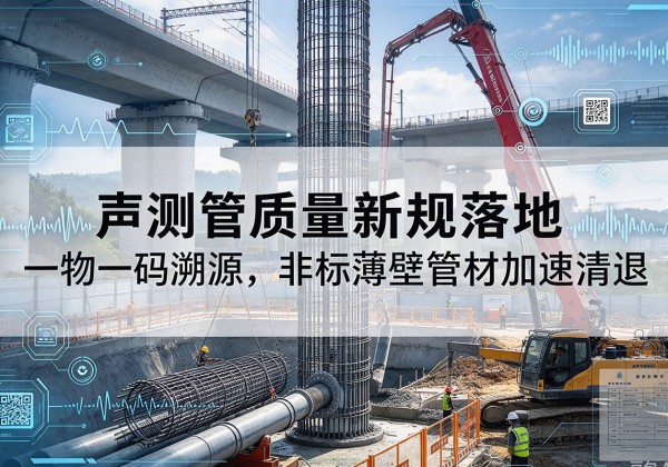 袁州声测管质量新规落地，一物一码溯源，非标薄壁管材加速清退